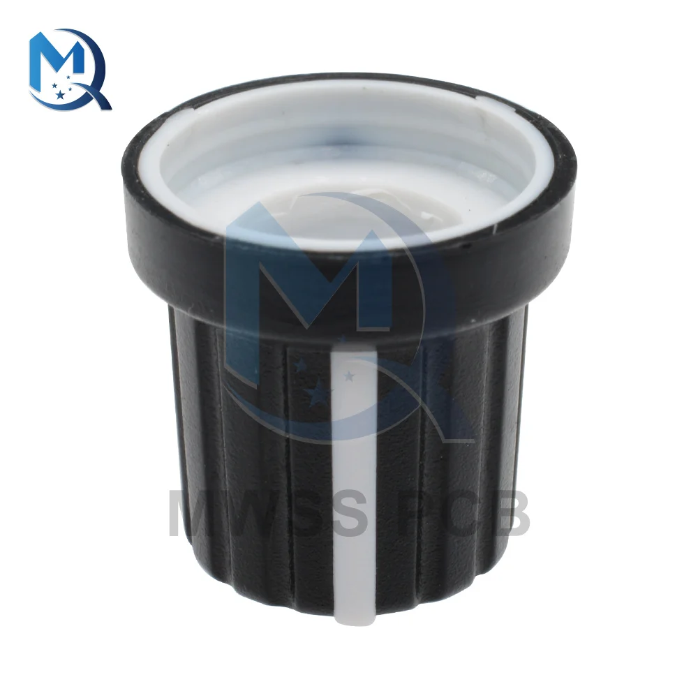 

Dia. 6mm WH148 Knob Encoder Thread Shaft Rotary Potentiometer Knob Shaft Hole Control Caps For Potentiometer WH148