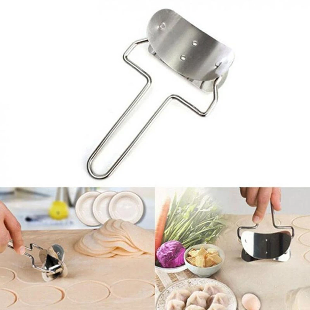 

Circle Dumpling Wrapper Cutter Making Machine Stainless Steel Dough Press Dumpling Maker Mold Pie Ravioli Cooking Pastry Tools