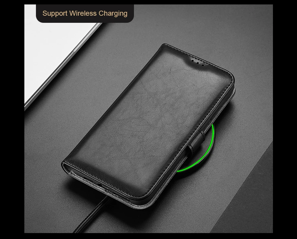 Роскошный кожаный флип-чехол для IPhone 11 Pro, чехол-кошелек с магнитной картой для IPhone 11Pro X XS MAX XR 7 8 Plus, Беспроводная зарядка