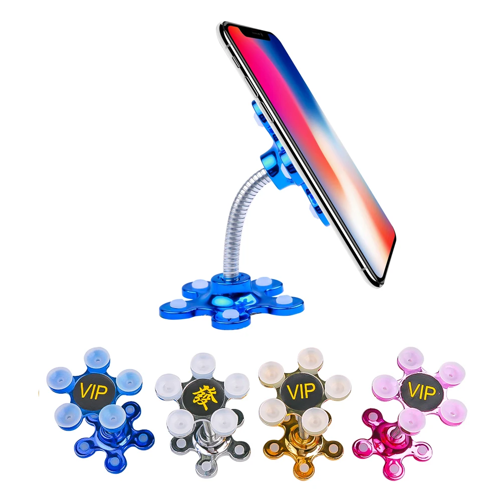 Автомобильный держатель для мобильного телефона присоска 360 градусов