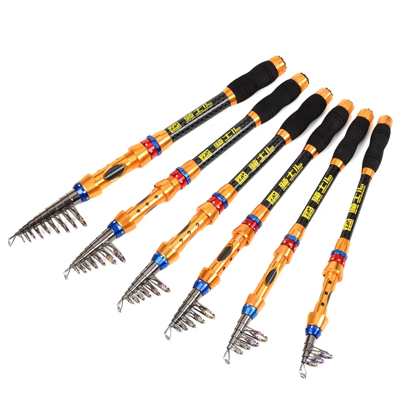 Телескопическая удочка из высокоуглеродистого волокна Удочка дальнего действия