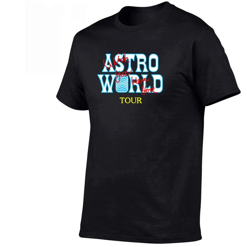 

2021 Hip Hop T Shirt Men Women Travis Scotts ASTROWORLD Harajuku Cactus Jack T-Shirts LOOK MOM I CAN FLY Letter Print Tees Tops