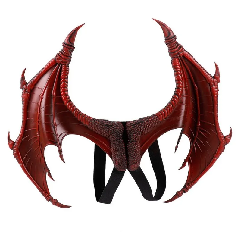 

2 Colors Halloween 3D Dragon Wings Carnival Dragon Costume Party Cosplay Wings Prop Decor Mardi Gras Dragon Wings Props Costume