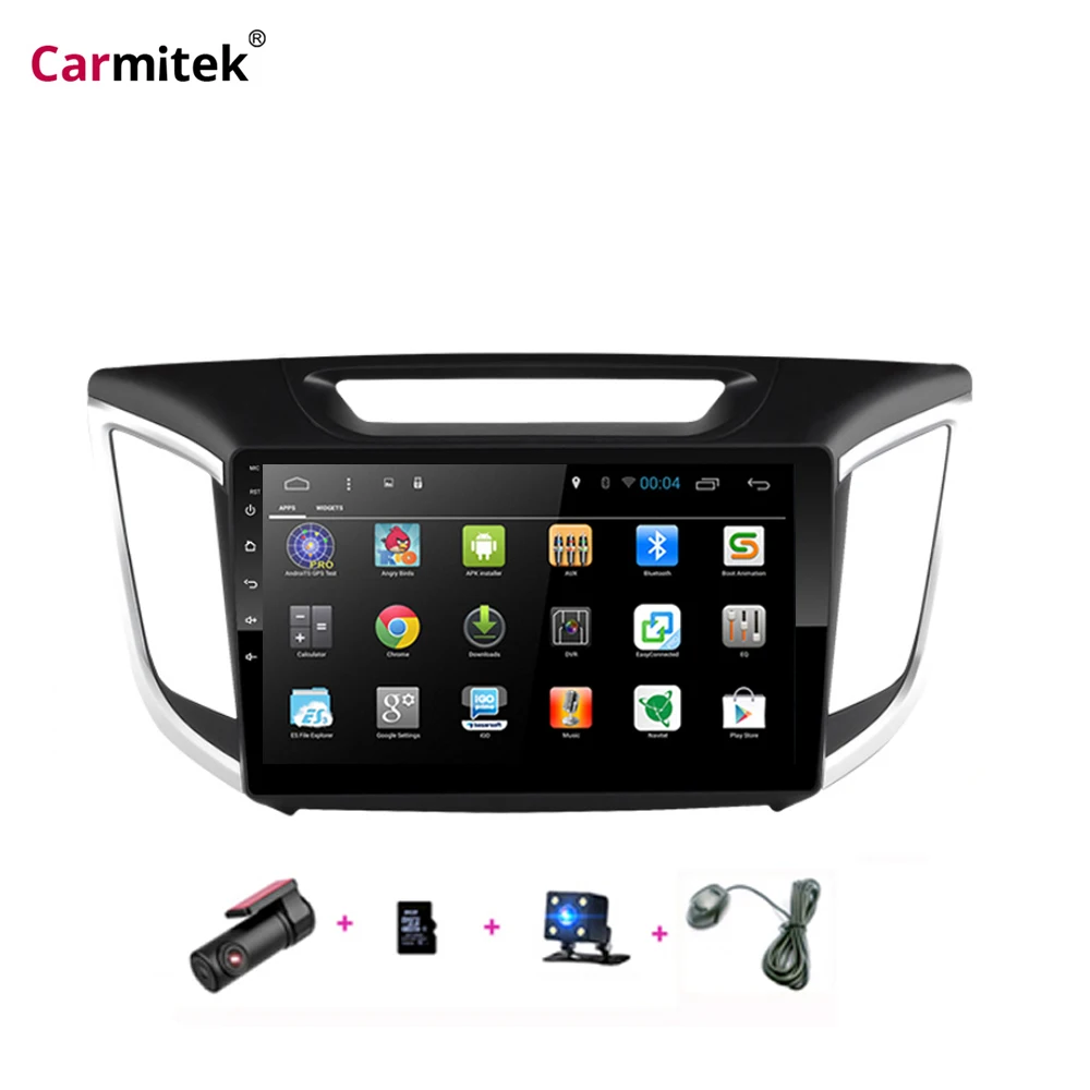 Мультимедийный плеер для Hyundai Creta IX25 Android 9 автомагнитола с GPS навигацией головное