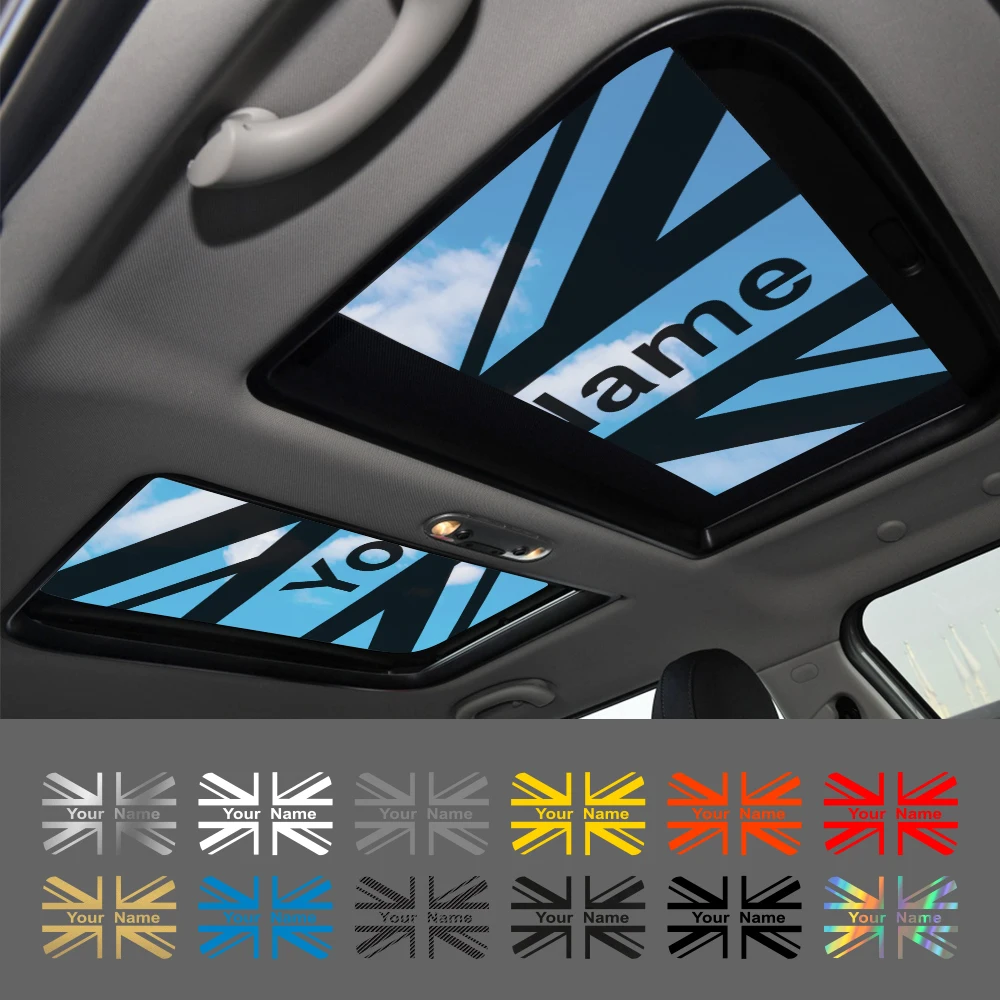 Наклейка на крышу Union Jack солнцезащитный козырек пленки наклейки украшения для Mini