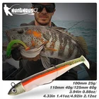 Hunthouse 3 шт. приманка в виде гольяна, Мягкая приманка в виде черного гольяна, рыболовная снасть lw216, голова и тело для ловли окуня, искусственная приманка