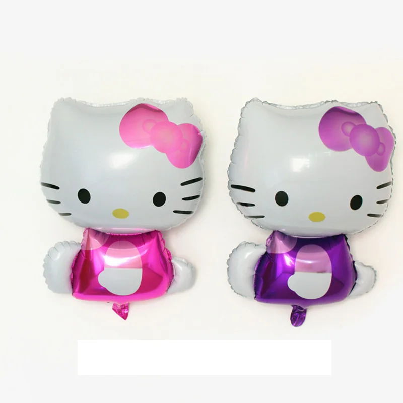 1 шт. вечерние воздушные шары Hello Kitty с номером животного для принцессы Детские
