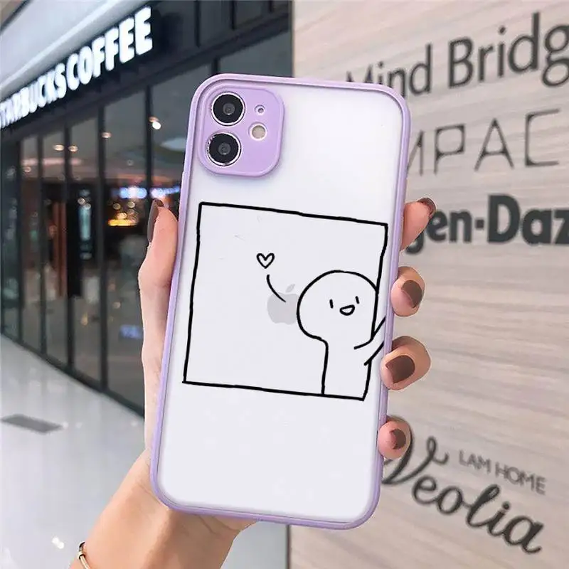 

Always And Forever Best Friends Cartoon BFF Phone Case matte transparent For iphone 7 8 11 12 plus mini x xs xr pro max cover
