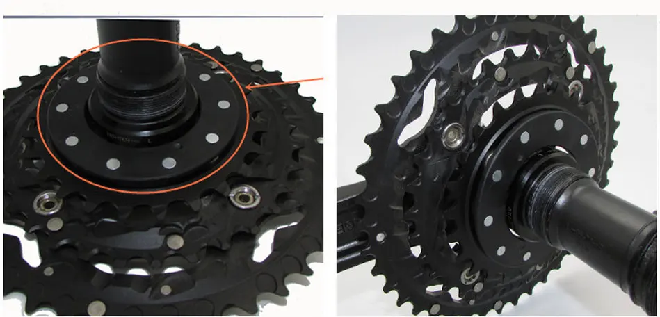 BZ-10C PAS система педаль помощник сенсор 10 магнитов для Hollowtech Crank Crankset Ebike конверсионный комплект часть