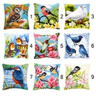 Набор подушек с застежкой-крючком для животных, в лесном стиле, с вышивкой, для рукоделия, с застежкой, Наборы сделай сам для рукоделия в стиле панк