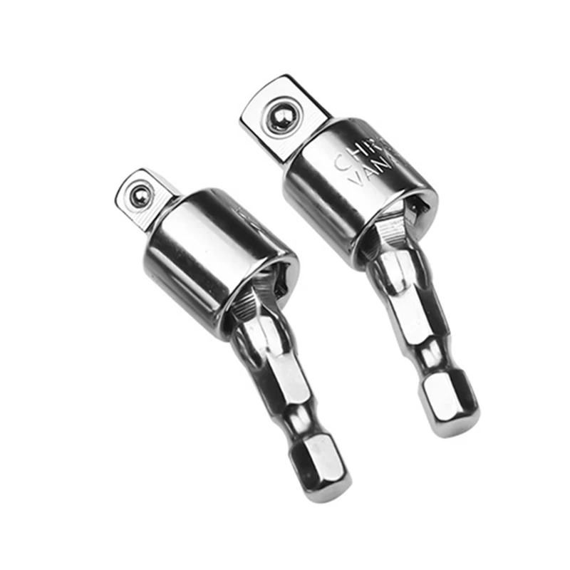 2 шт. набор 1/4 &quot3/8" Электрическая Дрель адаптер гнезд для ударного драйвера