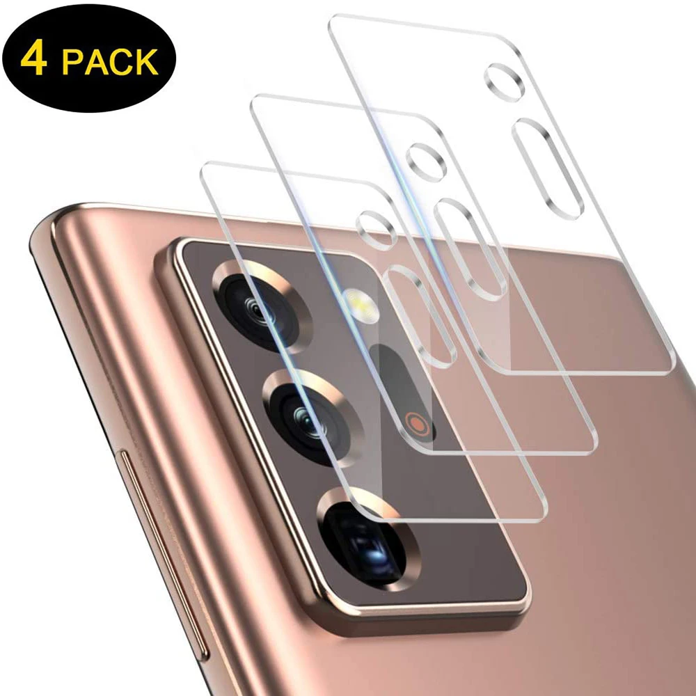 4 шт. для Samsung Galaxy S21 S20 Ultra/S20 Plus защита объектива камеры гибкое закаленное стекло 9H