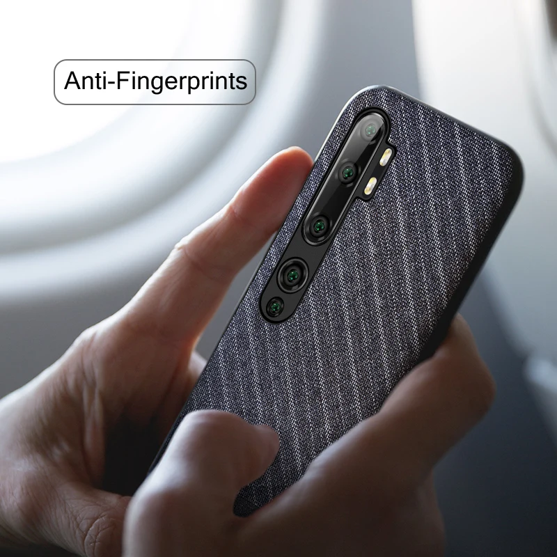 Для Xiaomi CC9 Pro Чехол Mofi для Xiaomi CC9Pro чехол для костюма тканевый мужской темный бизнес CC9Pro защита для перчаток синий