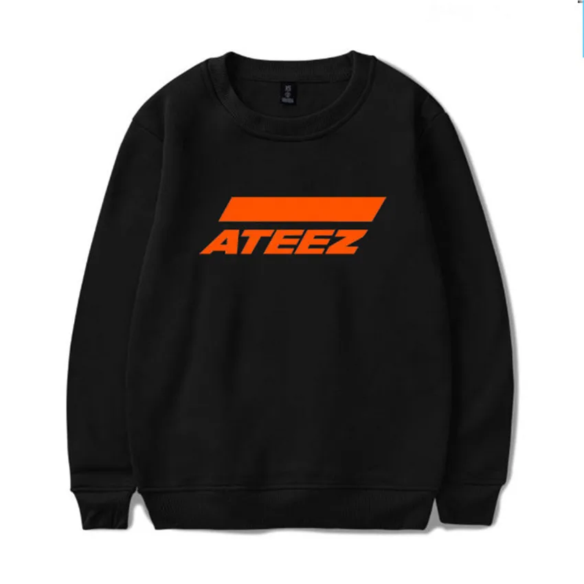 Свитшот с круглым вырезом и длинными рукавами принтом | Мужская одежда