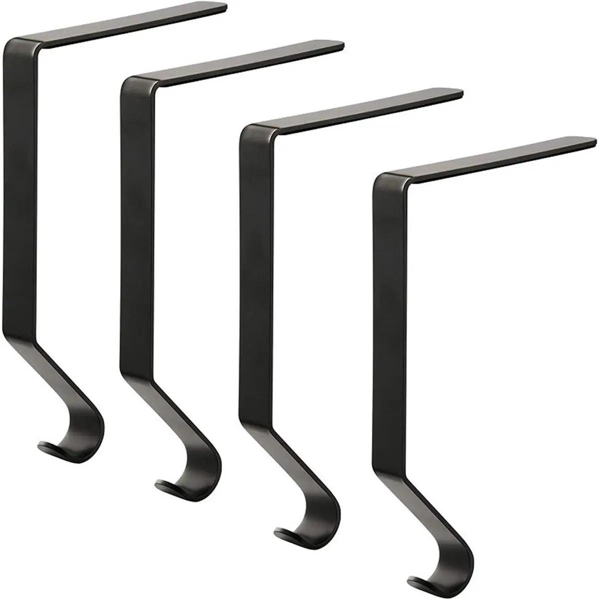 

1PC Christmas Stocking Holder Metal Stocking Hangers Christmas Ornament Hooks for Mantle Staircase Christmas Stockings