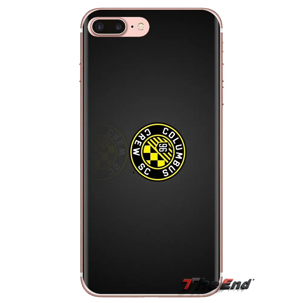Силиконовый чехол для sony Xperia Z Z1 Z2 Z3 Z5 compact M2 M4 M5 E3 T3 XA Aqua LG G4 G5 G2 Mini Columbus Crew SC MLS Stripe Stars
