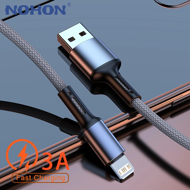 USB-кабель 3A для быстрой зарядки iPhone 13 12 11 Pro Max Xs X XR 8 7 6 6s Plus SE iPad шнур передачи данных