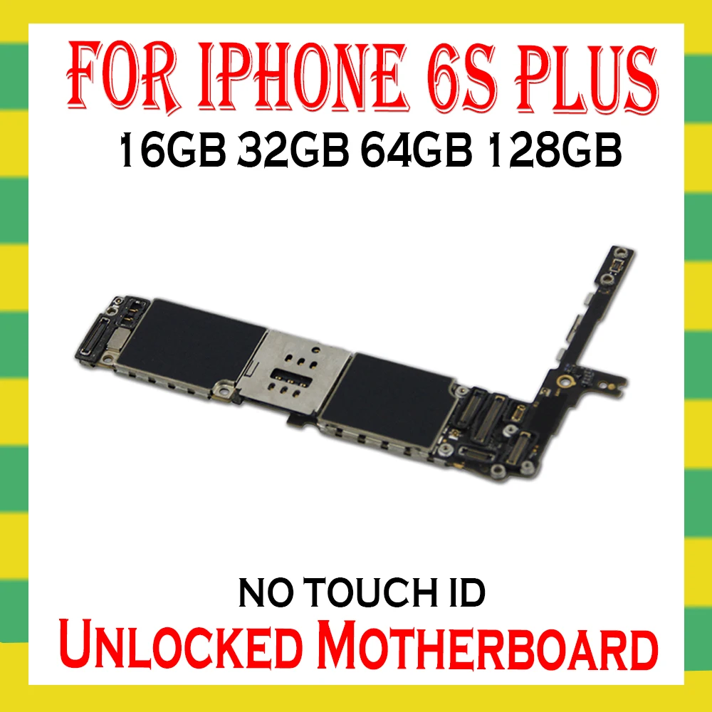 Разблокированная материнская плата 16 ГБ 32 64 128 для iPhone 6S Plus 6SP 5 дюйма с/без Touch ID