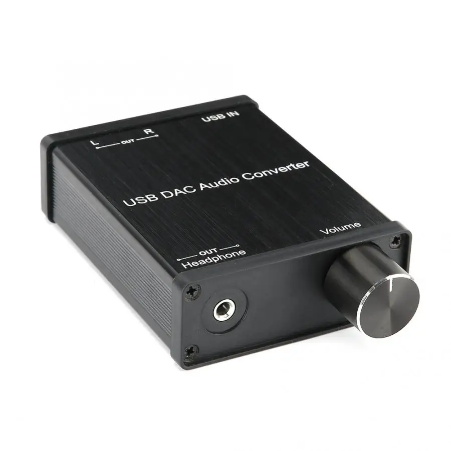 GV-022 USB звуковая карта Plug and Play DAC R/L/стерео аудио конвертер адаптер для Windows/Mac OS X/PS4 |