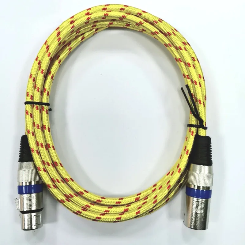 

XLR Cable 3 Pin Male Female M/F Jack AUX Extension Cable Microphone Sound Mixer Amplifiers Audio Auxiliary Cable Cannon Speakers