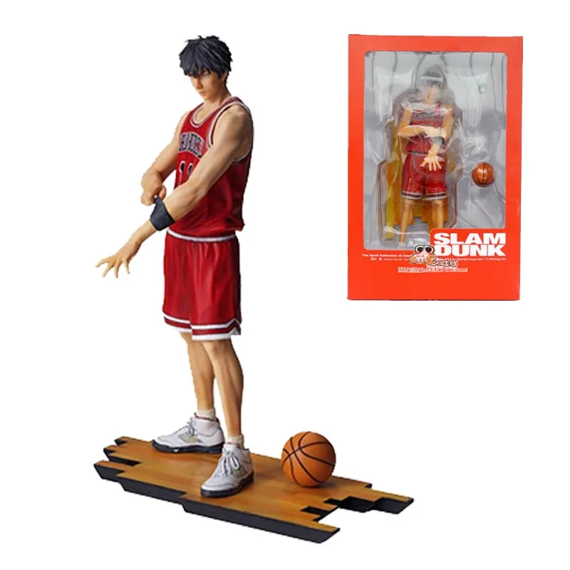 No.11 with Box 25 см аниме SLAM DUNK Sakuragi Hanamichi ПВХ Фигурки Rukawa Kaede Акаги Такенори Mitsui Hisashi Коллекция Модель игрушки - Цвет: No.11 with Box