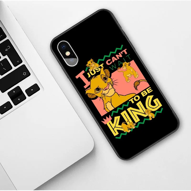 TPU Король Лев Simba nala силиконовый чехол для телефона чехол для iPhone 7 8 6s Plus X XS MAX 5S SE XR 11 Pro Max мягкий чехол - Цвет: TPU