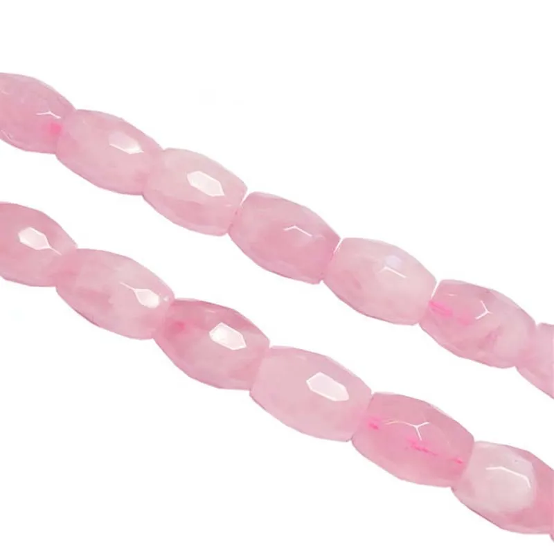 

11x15mmNatural Smooth Faced madagascar rose quartz irregular oval Bead For DIY necklace bracelet jewelry make 15 "free delivery