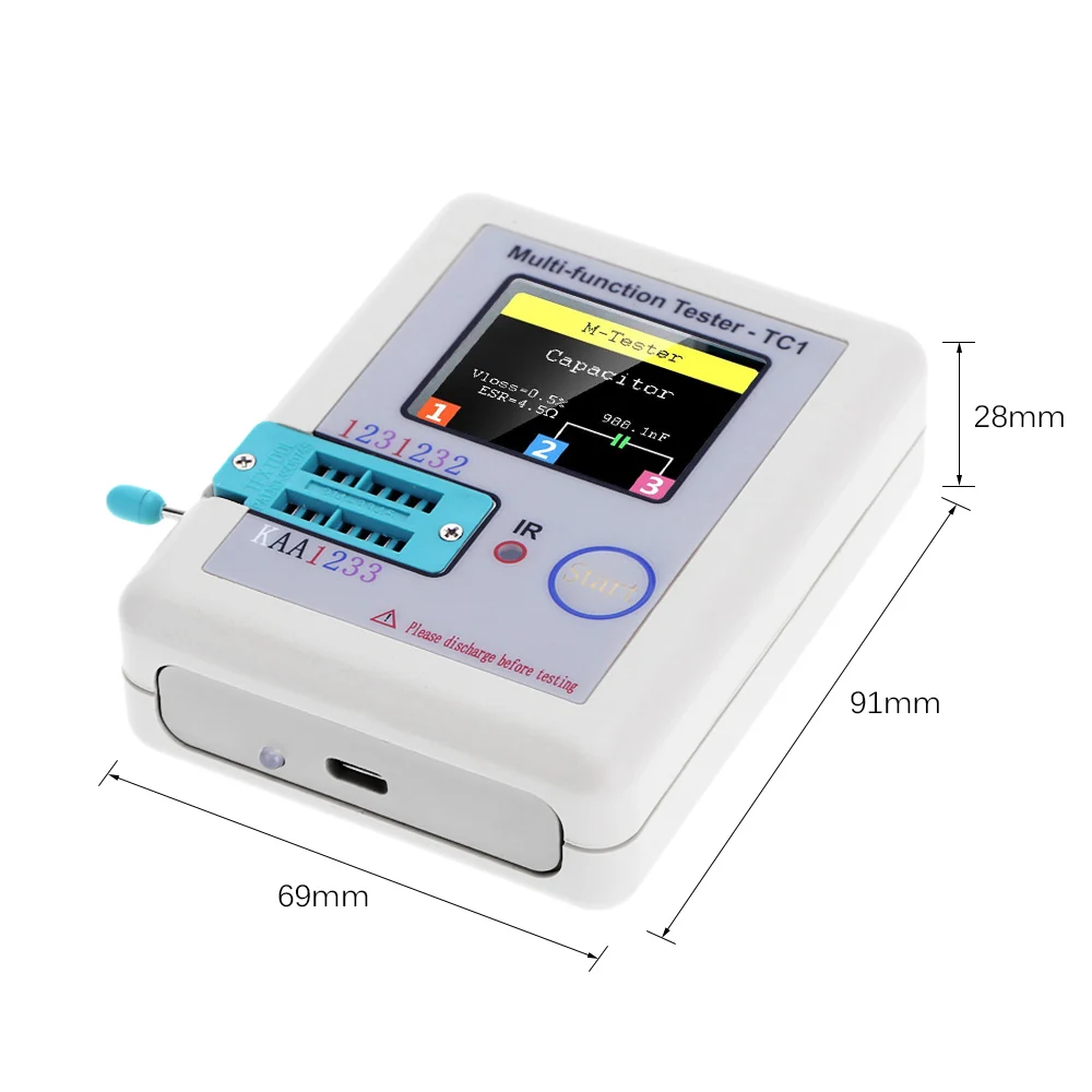 Красочные транзистор дисплея Тесты er на тонкопленочных транзисторах