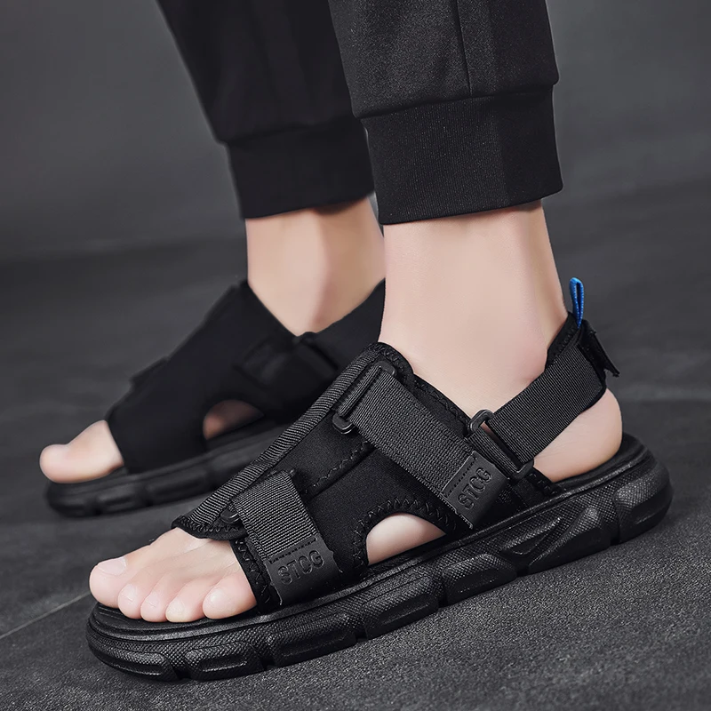 

Sandals Men Beach Sandalen Heren Slide Sandals Men Shoes Sandalet Summer Zandalias Hombre Vietnam Sport Sandale Homme Ete