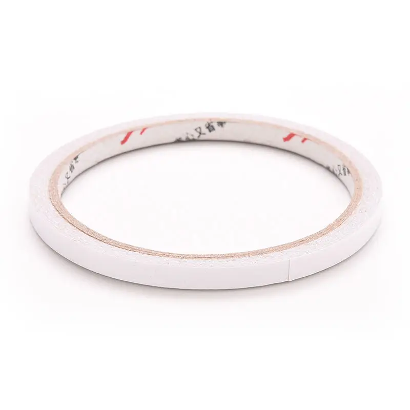 

1 Roll 6mm x 10m White Strong Adhesive Double Sided Tape Sticker For Office Stationery Economical And Practical