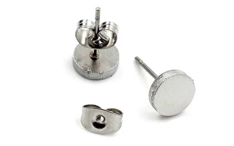 Женские серьги гвоздики из нержавеющей стали 10 парт| |