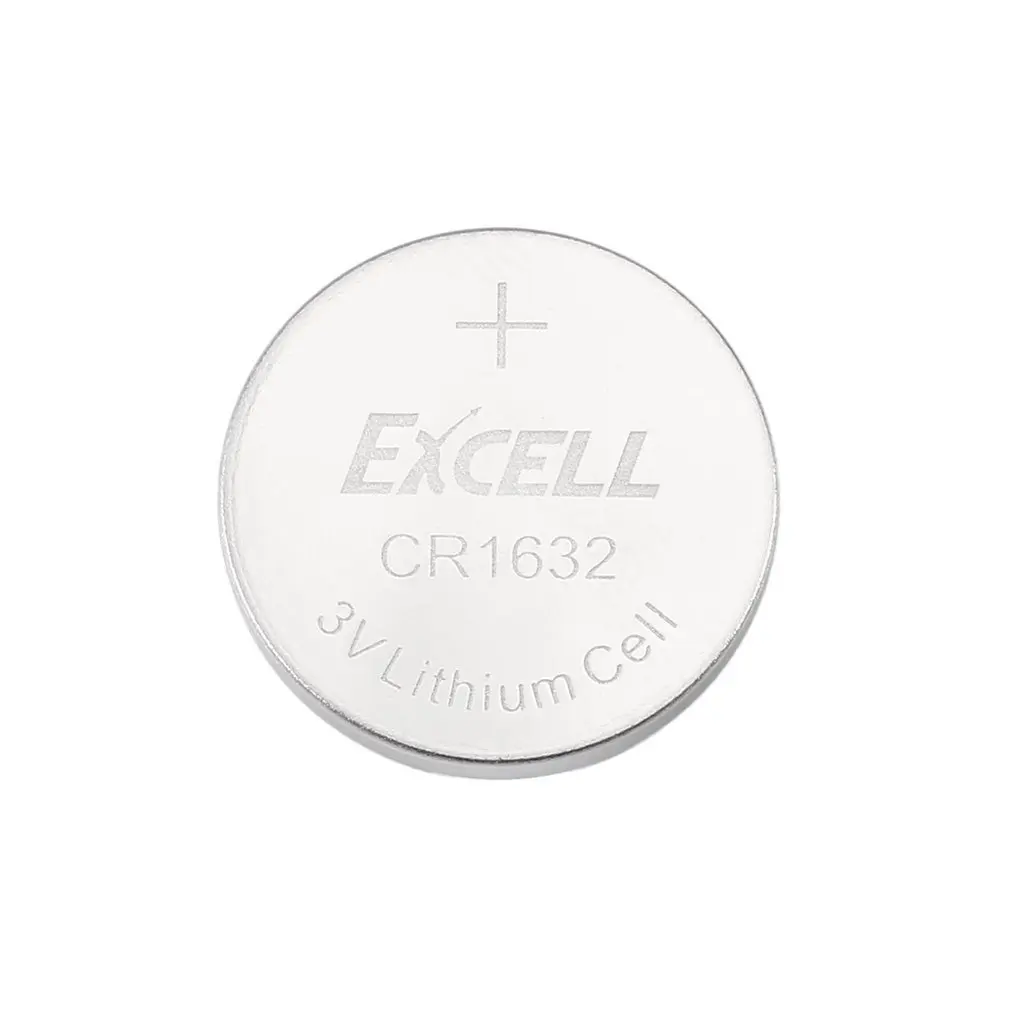 5 шт./компл. EXCELL 3V литиевые плоские батареи CR1632 батарея для монет дистанционного