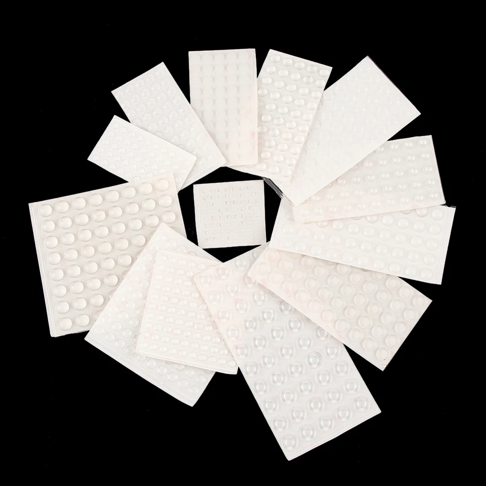 50/64/100 шт. прочная самоклеящаяся прозрачная подушка для мебели и дверей