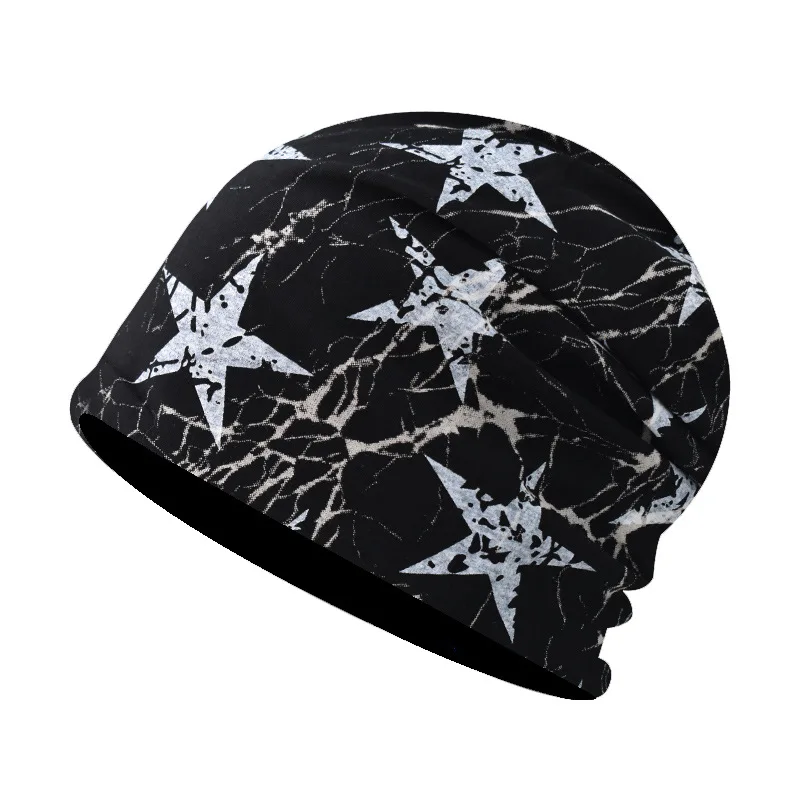 

Fashion Knitted Pentagram Pattern Beanies Hat Women Autumn/Spring Men Keep Warm Cap Cotton Solid Color Gorro Hip Hop