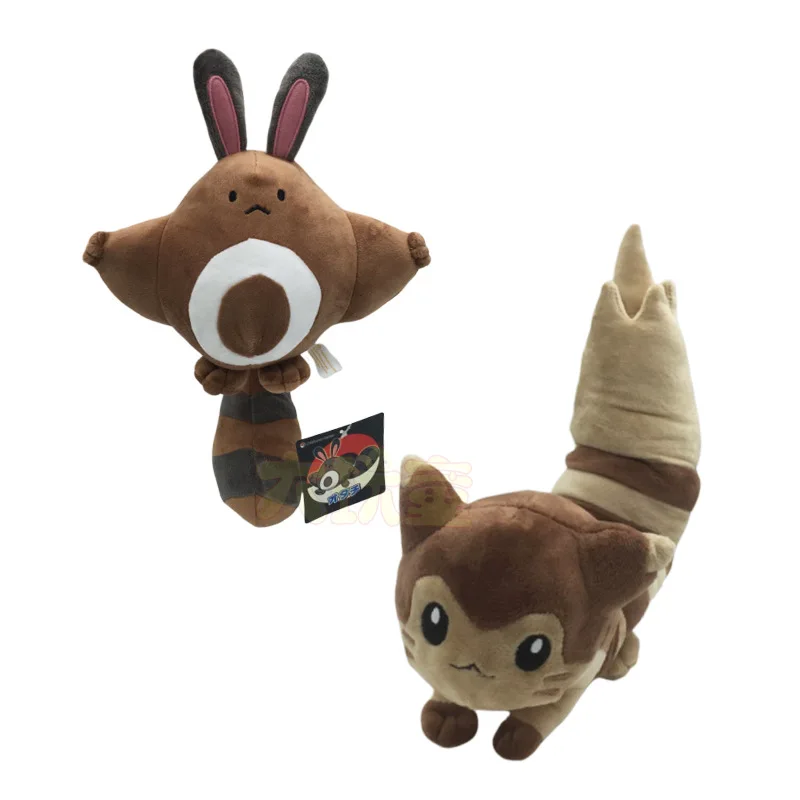 2 Styles Pokemon Cartoon Sentret Furret Pikachu Plush Stuffed Toy Dolls A Birthday Present For Children