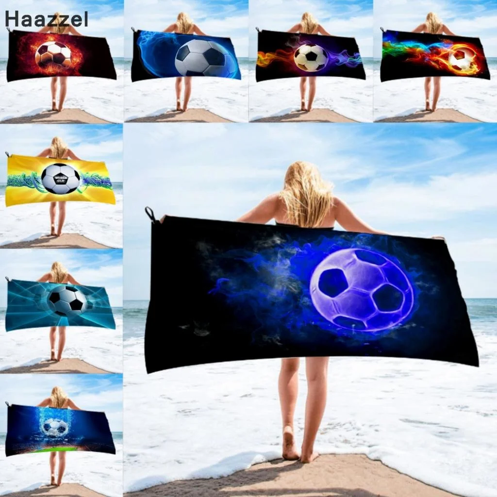 Банное полотенце из микрофибры с принтом | Спорт и развлечения