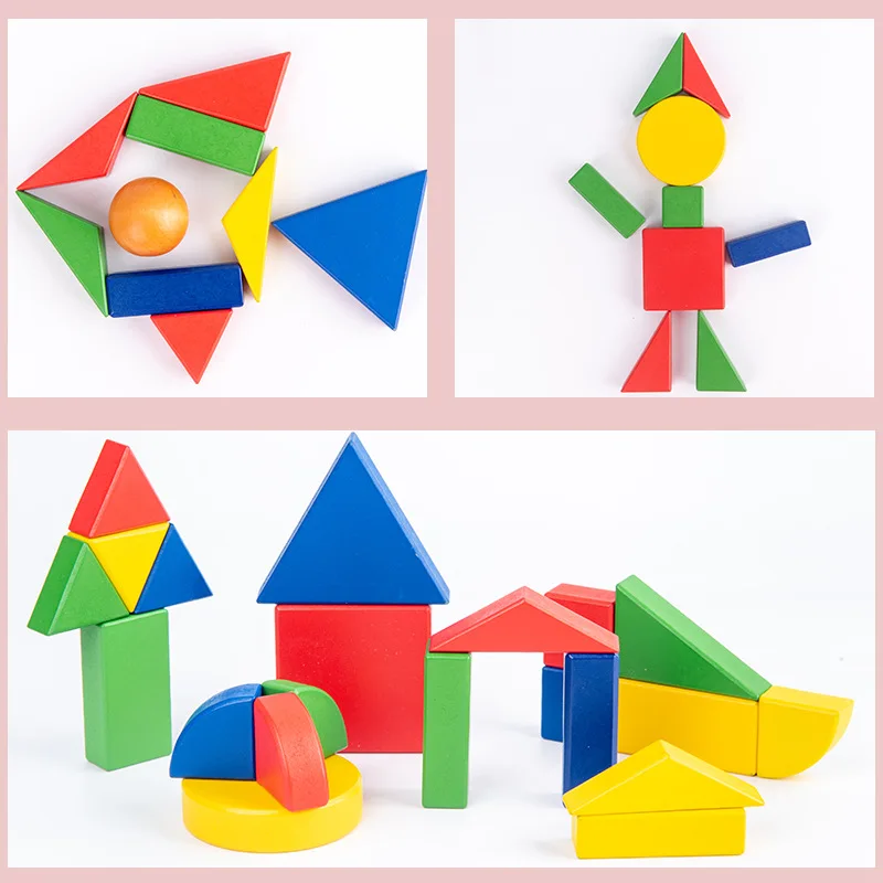 5 в 1 форма познавательная доска Детские пазлы деревянные игрушки детские