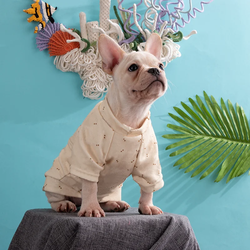 

2021 New Fashion Dog Clothes Dachshund Chihuahua French Bulldog Pet Clothes Brand Designer Pet Clothes