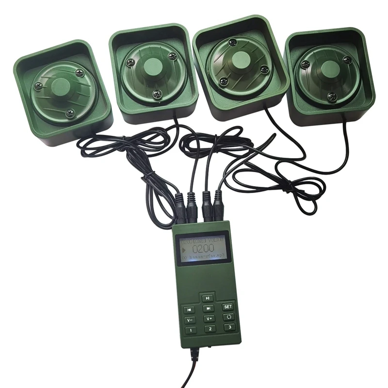 Приманка для птиц 4x50 Вт с Mp3 встроенный 200 голосов 4 игрока | Спорт и развлечения