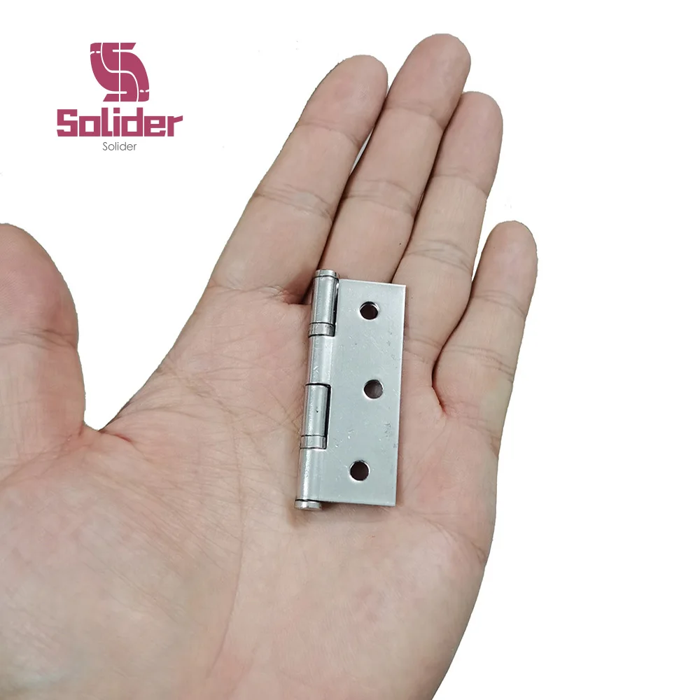 Комплект из 2 предметов дюйма Нержавеющая сталь плоский шарнир шкаф двери и окна