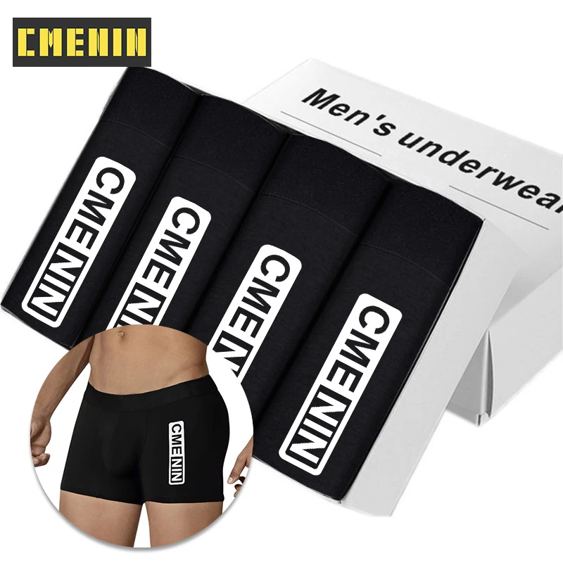 

4pcs/lot Fashion Cotton Boxer Man's Underwear men Breathable Men's Underpants Boxershorts Men Underware Sexi CM6602