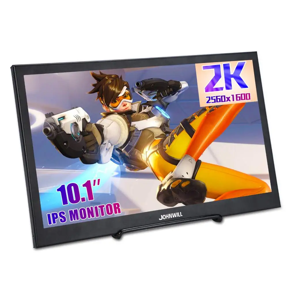 Портативный монитор 10 1 &quot2K 2560*1600 IPS для ПК ЖК дисплей компьютера с 2 Mini HDMI 5V USB PS4