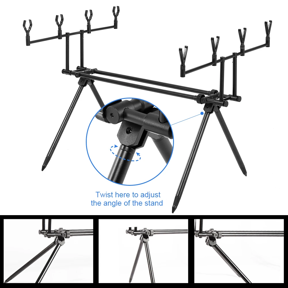 Съемная подставка для удочки держатель складной выдвижной карпа кронштейн
