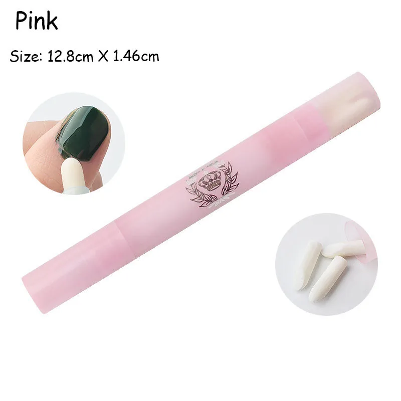 Pink Новейший 1 шт. УФ-гель для ногтей Корректор ручка+ 3 сменные инструменты для маникюра DIY ногтей Очиститель зажимы для снятия лака аксессуары - Цвет: Pink