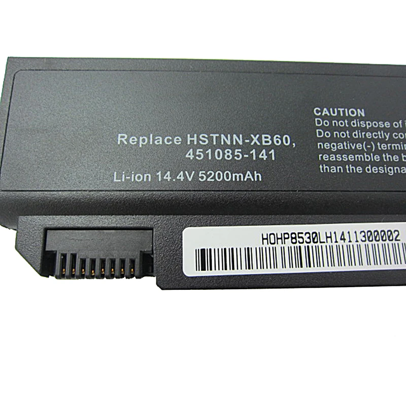 HSW Аккумулятор для ноутбука HP EliteBook 8530p 8530w 8540p 8540w 8730w 8740w 6545b KU533AA HSTNN XB60 OB60