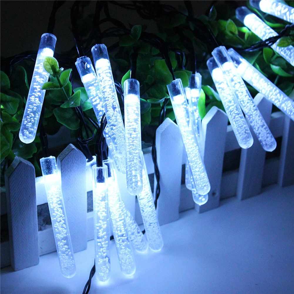 20LED строки солнечный светильник уличный двор Декор Водонепроницаемый гирлянда