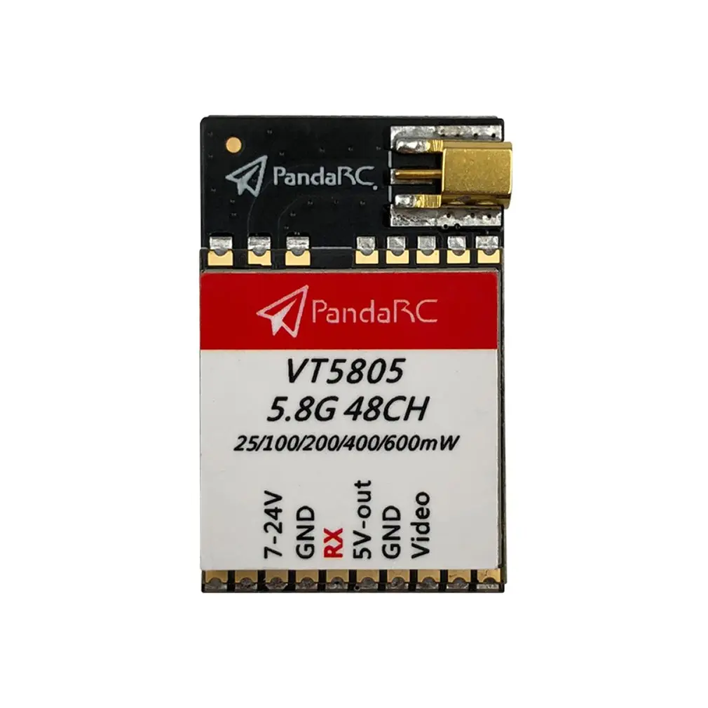 

For Pandarc Vt5801 V2 Vt5805 FPV Video Transmitter 5.8G 48Ch 25/100/200/400/600Mw Switchable Osd Adjustable