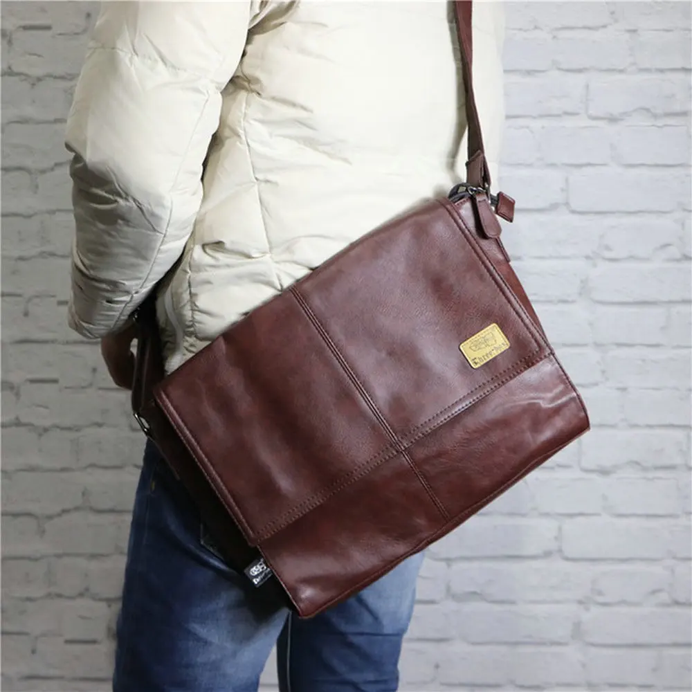 

Trend men's shoulder bags casual messenger bags large capacity computer bags backpack College wind bags B45-81