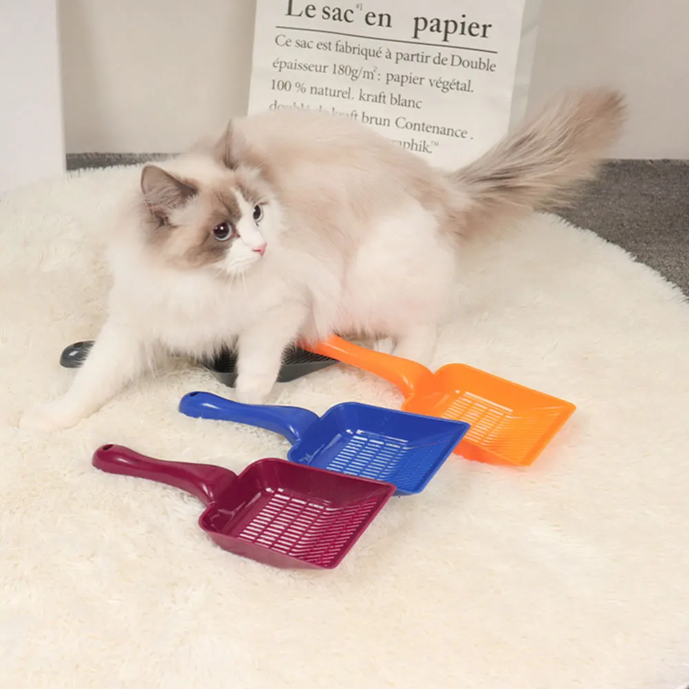 

4Pcs Cat Litter Scoop Pet Care Sand Waste Scooper Pet Supplies