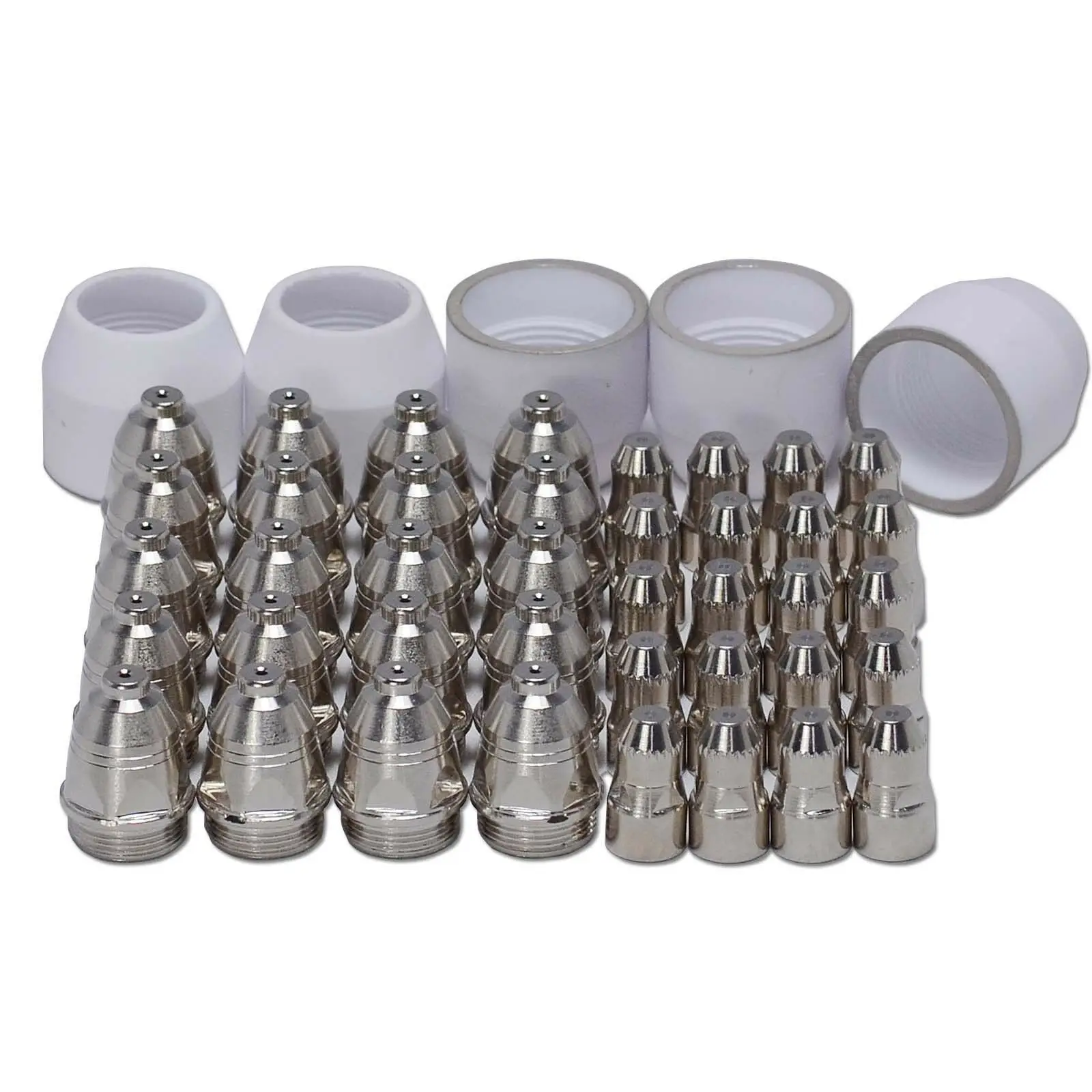 

Parts Plasma Electrode Nozzle 80-100A Shield Cup 45pcs/kit For Panasonic